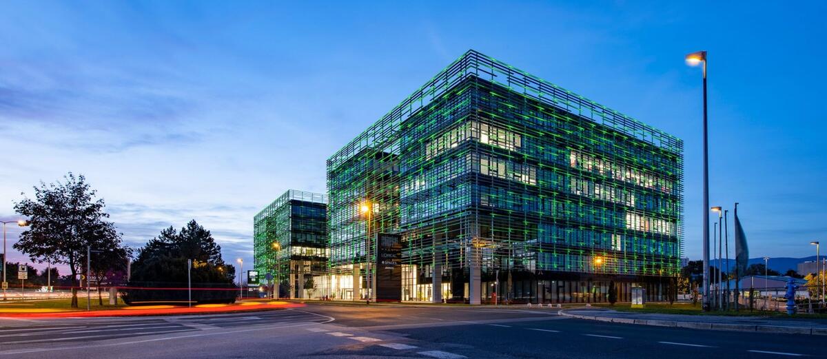 The Most Famous Illuminated Buildings on Slavonska Avenue Are Getting a 'Twin': Another Matrix Under Construction